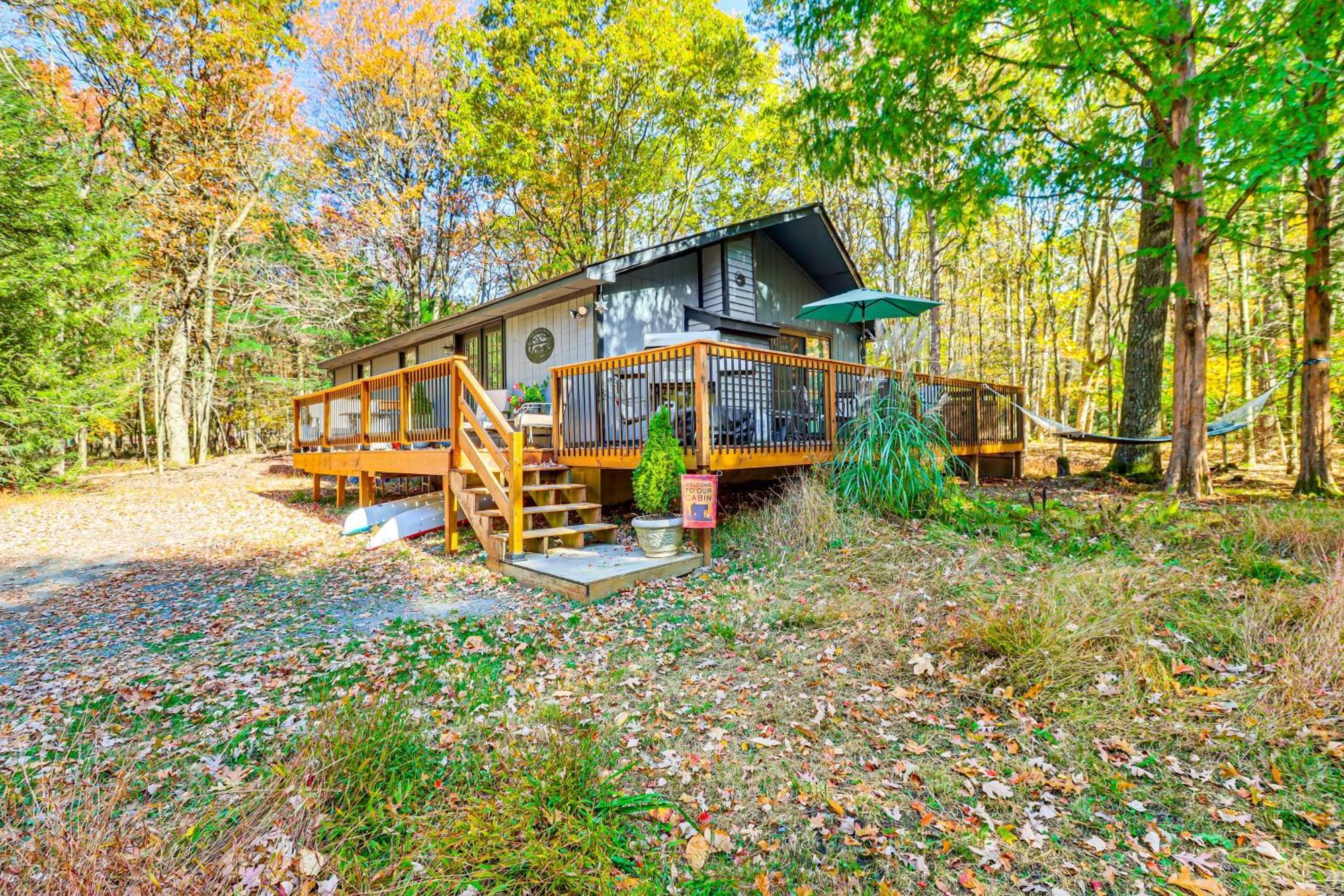 Quaint Jim Thorpe Cabin Retreat, Walk To Beach! ภายนอก รูปภาพ